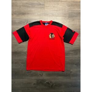 Starter NHL Jersey Mens Large 90s Chicago Blackhawks Embroidered Short Sleeve
